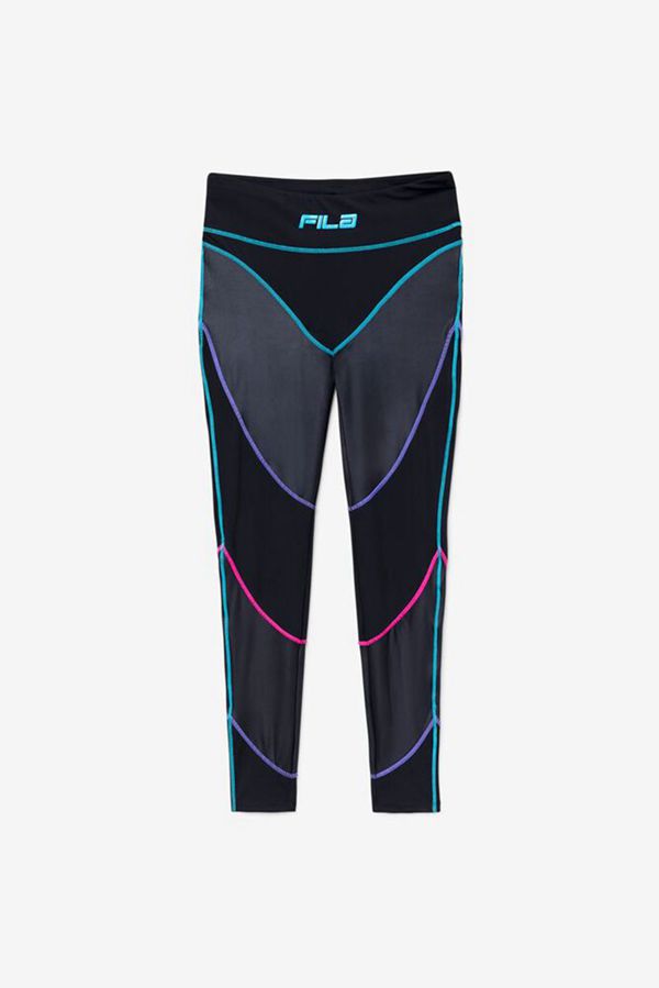 Legging Fila Mulher Pretas - Fila Georgie High Waisted Workout En Portugal,AMTQ-48137